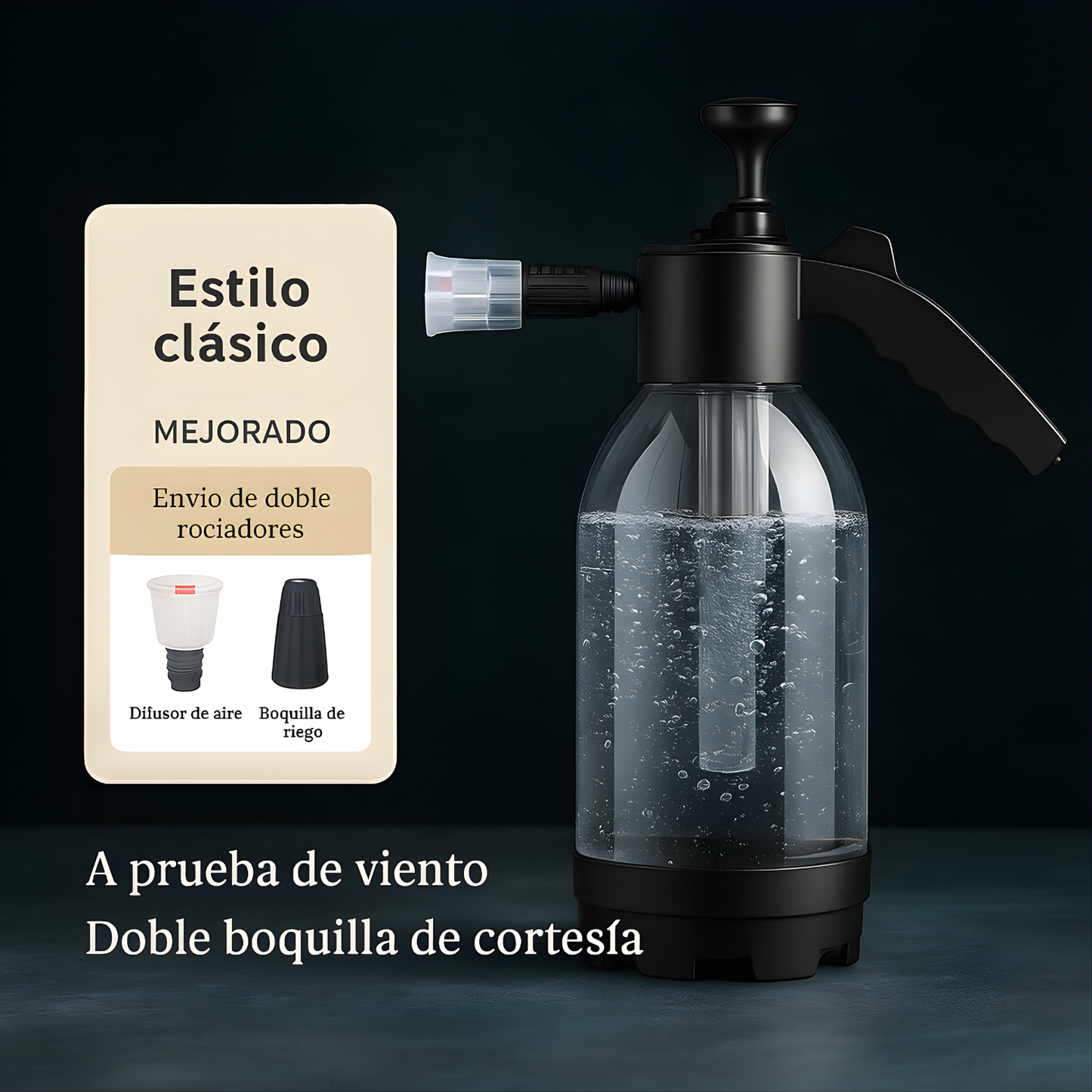 Pulverizador de Espuma 2L: Limpieza Fácil y Profesional del Coche